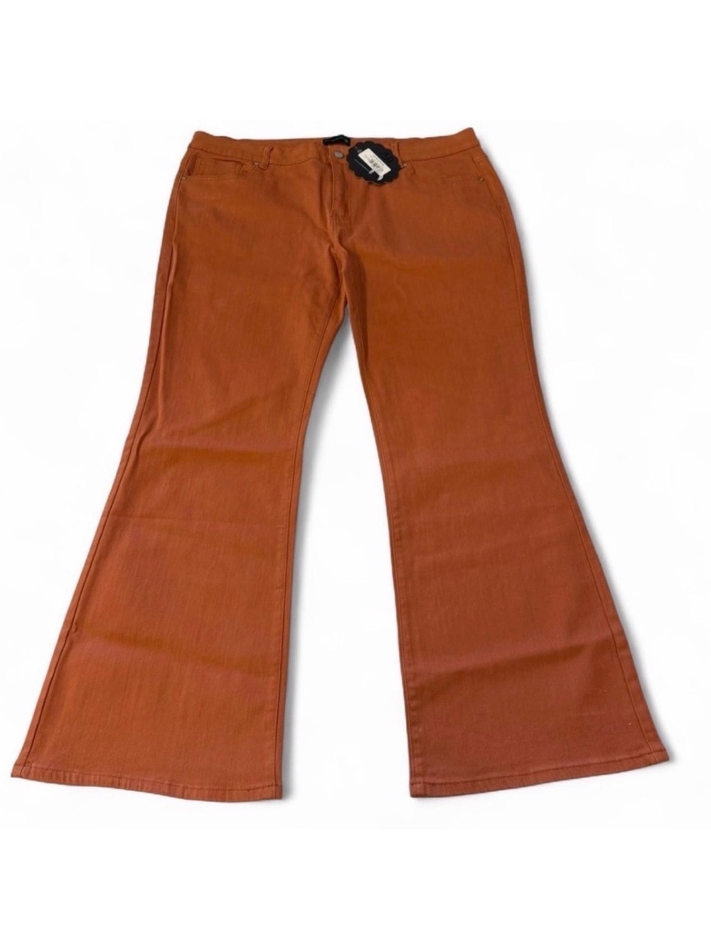 Sterling Kreek Walking West Brown Denim Flared Jeans Women’s 15/16 Cowgirl Rodeo